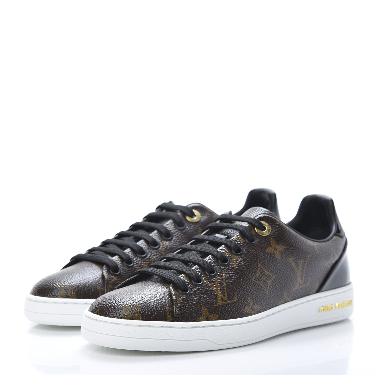 Louis Vuitton Patent Monogram Frontrow Sneakers 36.5 3 of 9