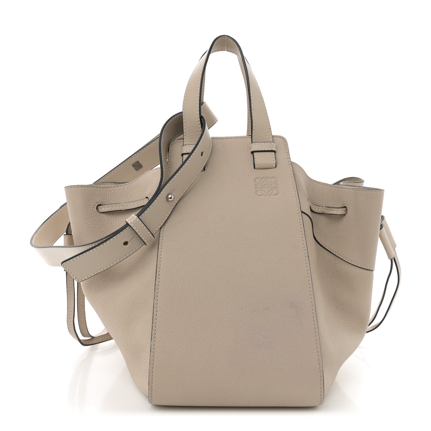 Loewe Calfskin Medium Hammock Shoulder Bag Light Oat 1 of 14