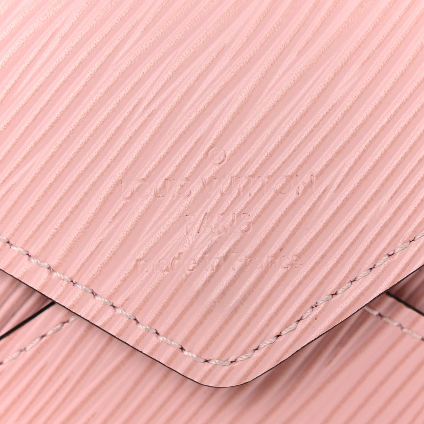 Epi Small Kirigami Pochette Insert Rose Ballerine