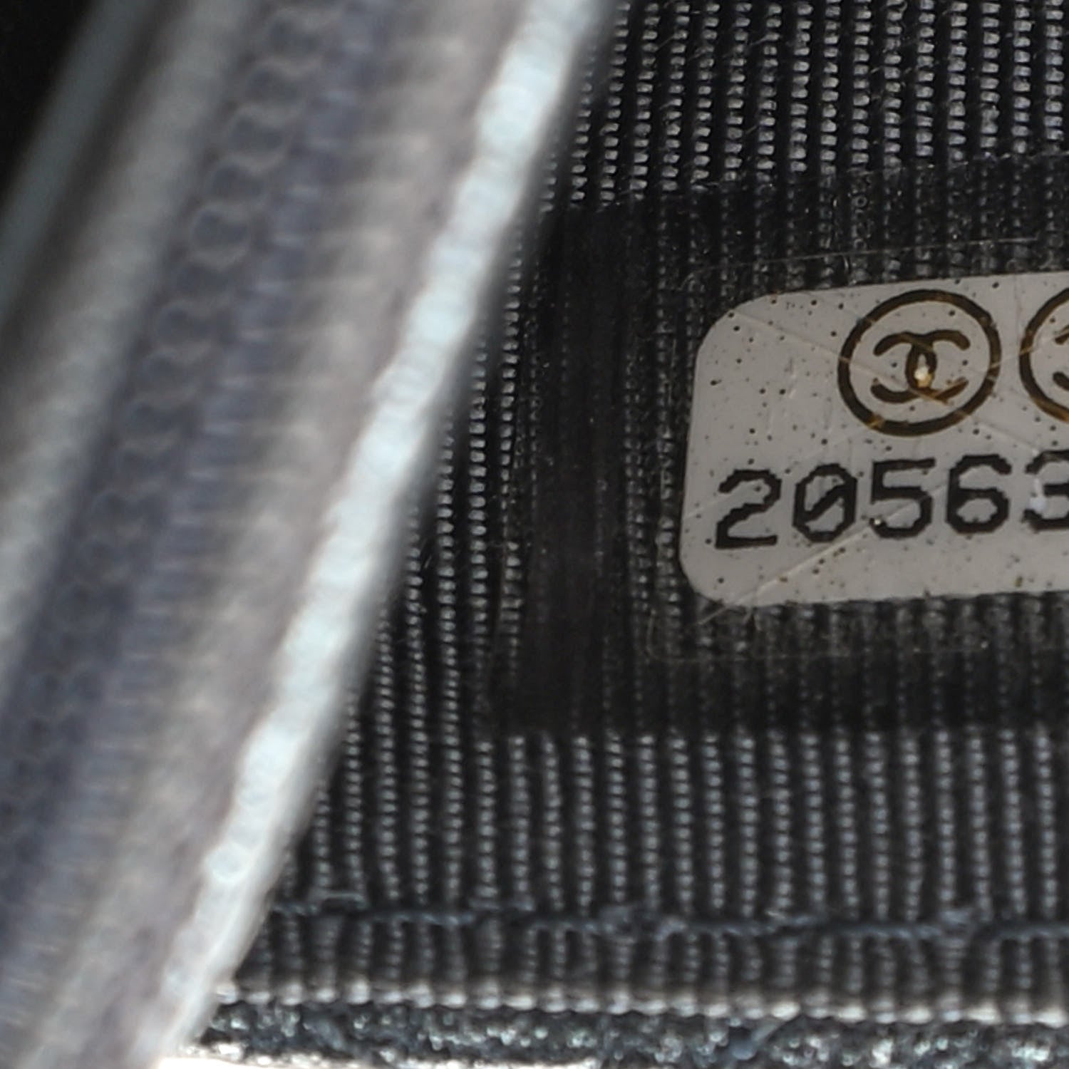 Chanel Metallic Caviar Quilted Wallet On Chain WOC Charcoal 8 of 11