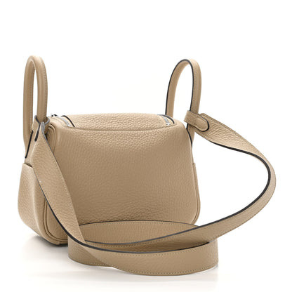 Hermes Taurillon Clemence Mini Lindy 20 Trench 3 of 12
