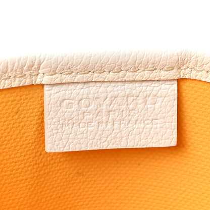 Goyard Goyardine Poitiers Claire Voie Tote White Yellow 6 of 8