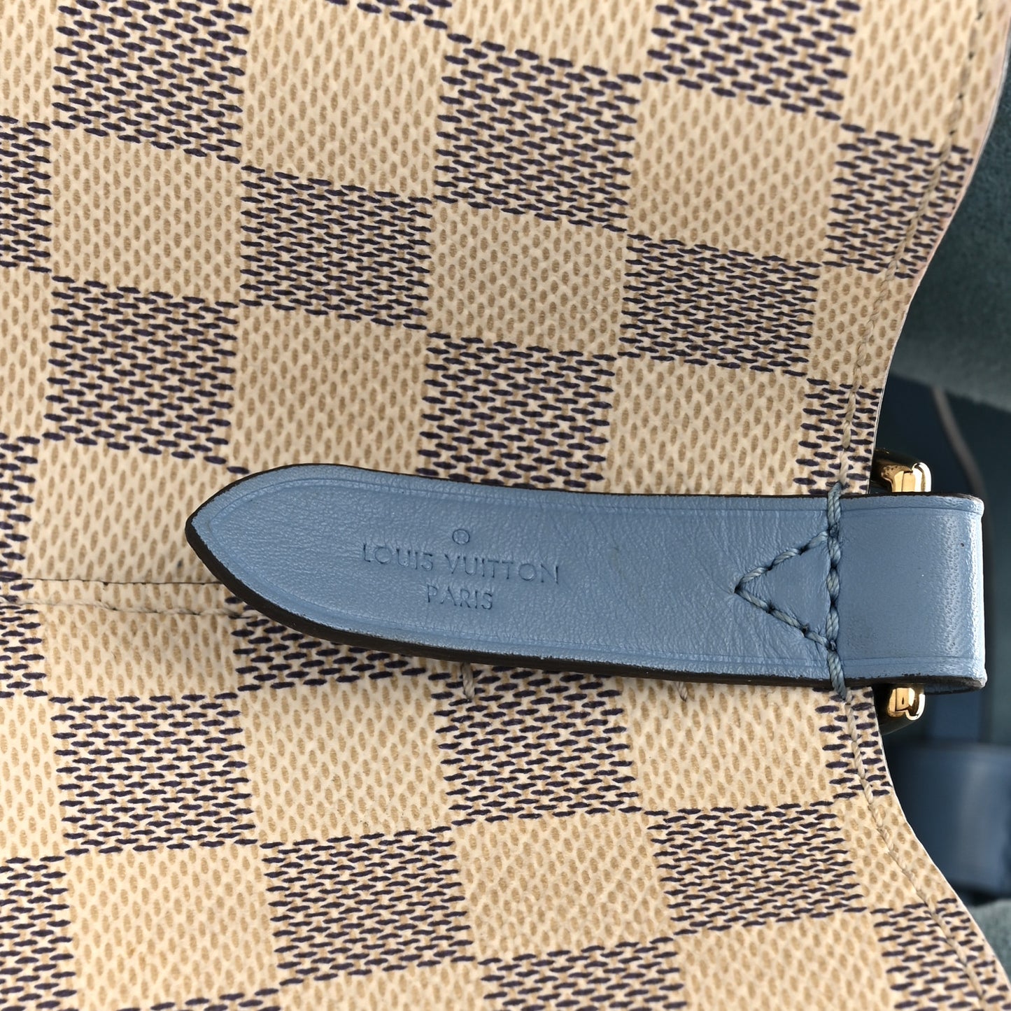 Damier Azur Neonoe MM Bleuet