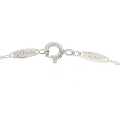 Tiffany Sterling Silver Diamond .10ct Elsa Peretti Diamonds by the Yard Pendant Necklace 6 of 6