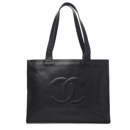 Chanel Caviar CC Tote Black 1 of 14