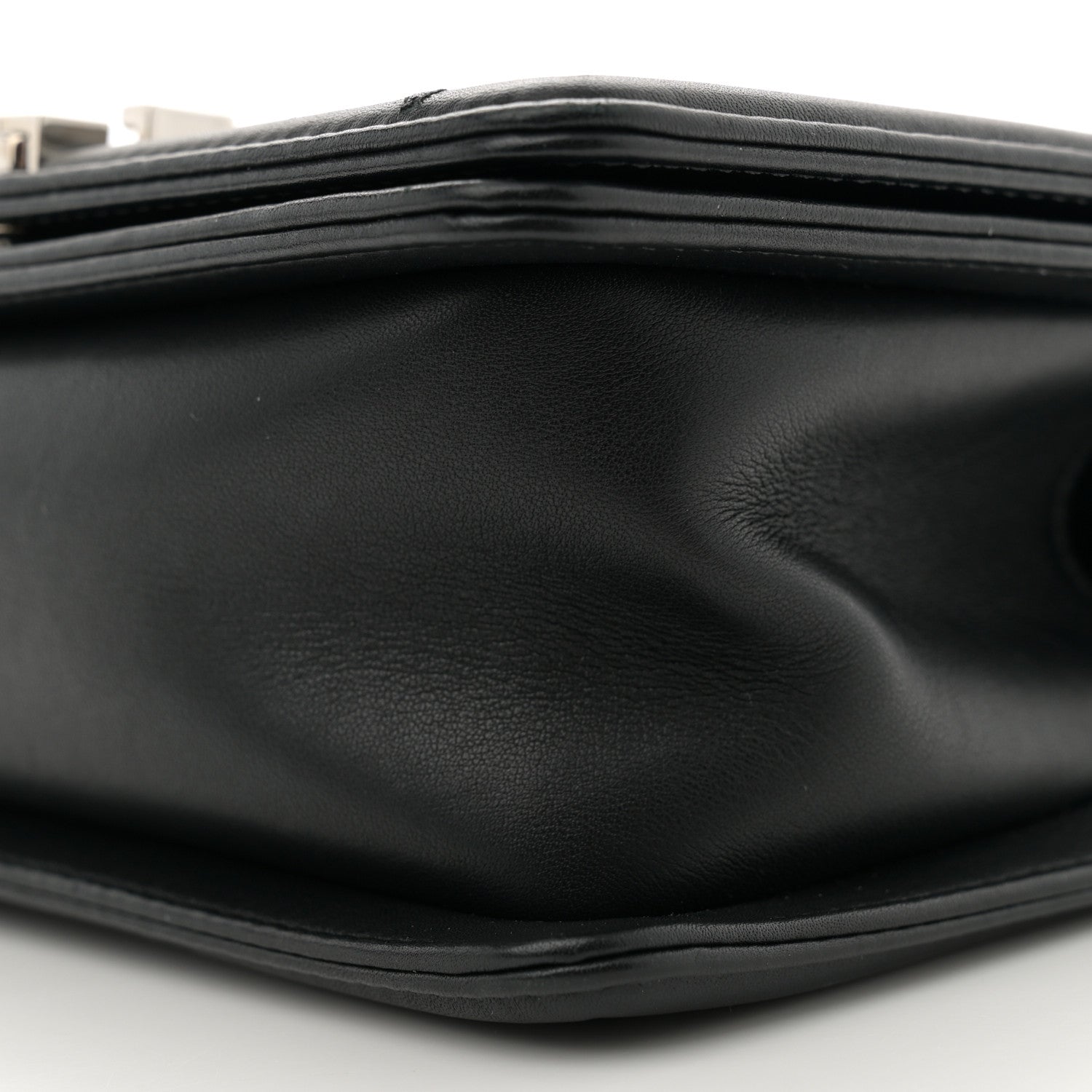 Chanel Lambskin Chevron Quilted Small Boy Flap Black 10 of 12