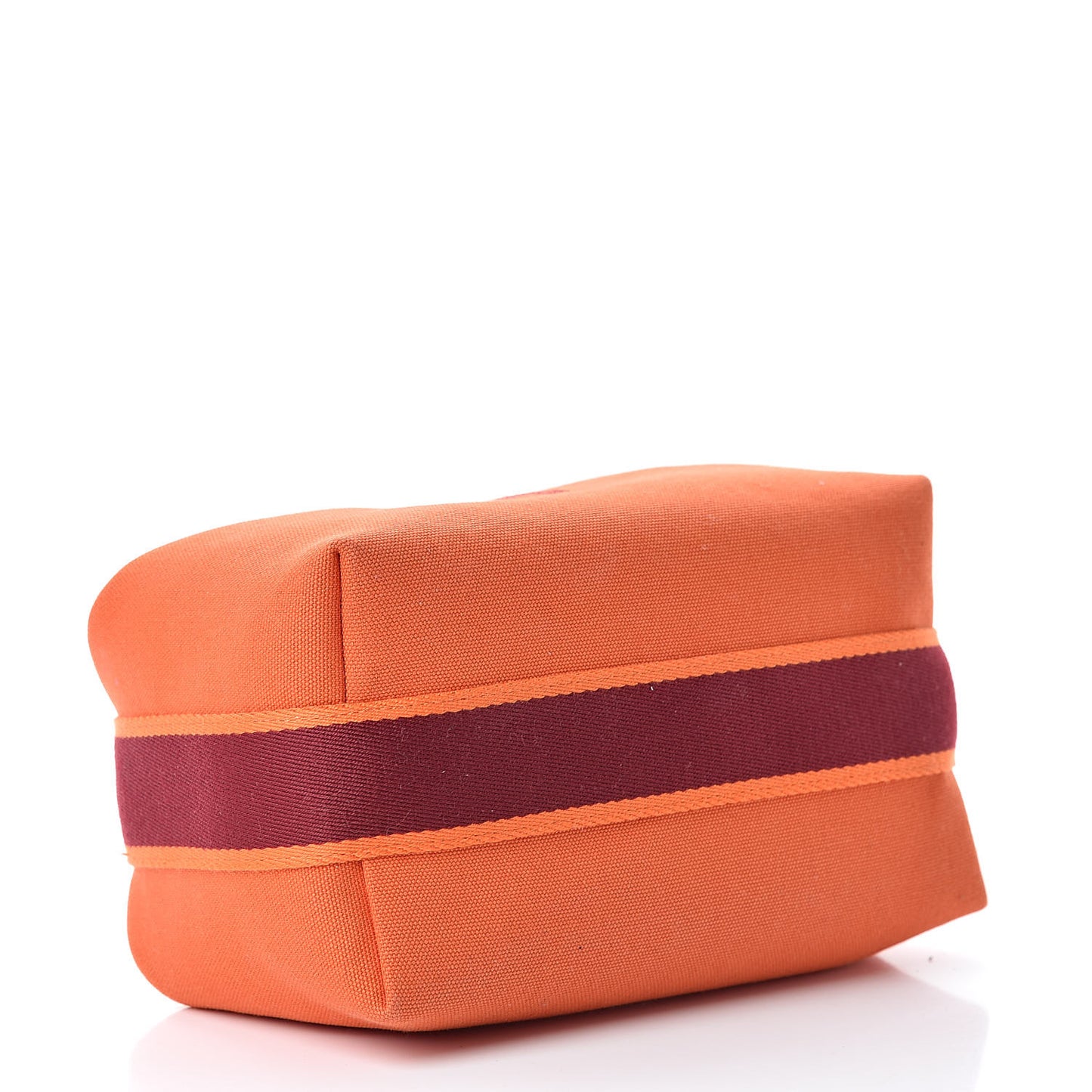 Canvas Small Bride-A-Brac Pouch Orange Burgundy