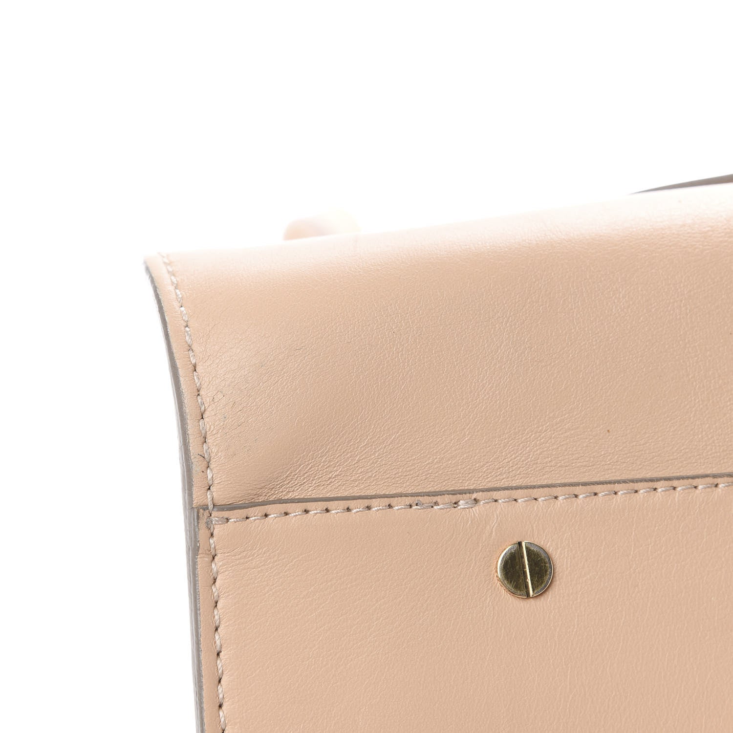 Chloe Calfskin Ayers Top Handle Shoulder Bag Beige 15 of 21