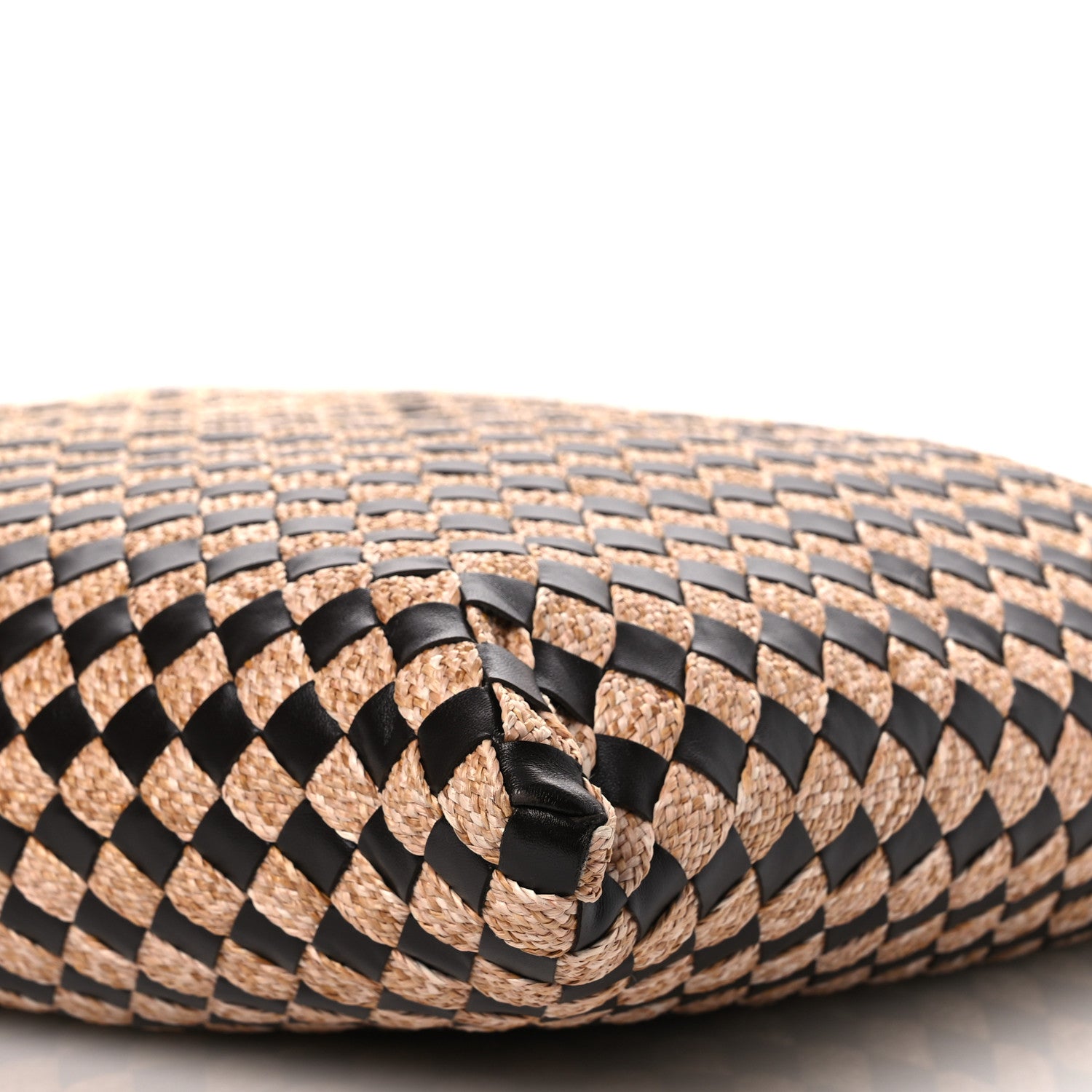 Bottega Veneta Nappa Raffia Intrecciato Large Hop Fondant Natural 10 of 11