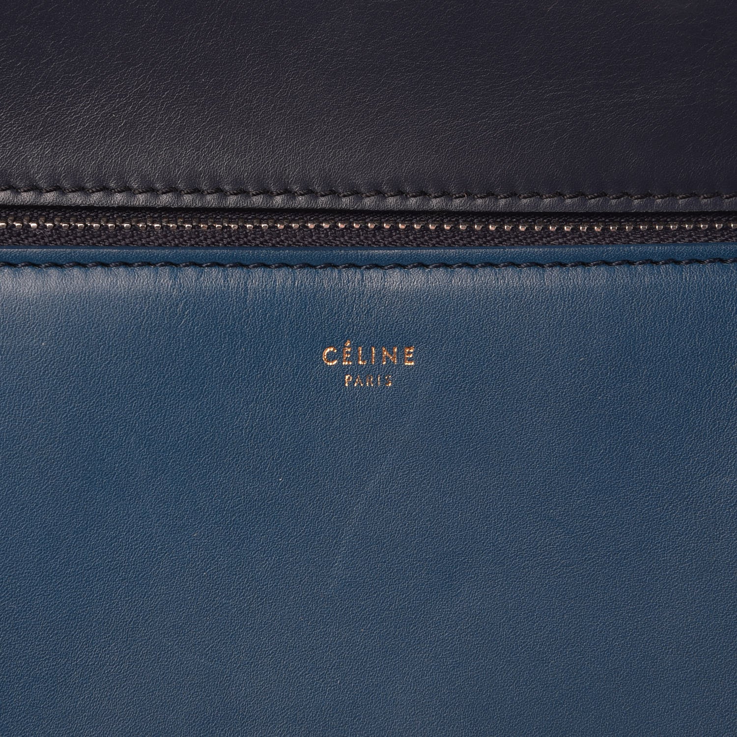 Celine Smooth Calfskin Medium Tri-Color Edge Shoulder Bag 6 of 15