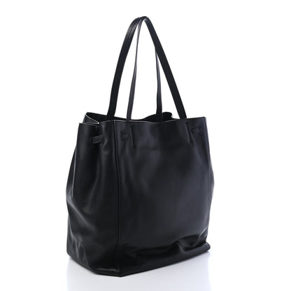 Celine Soft Grained Calfskin Medium Belt Cabas Phantom Black 2 of 5