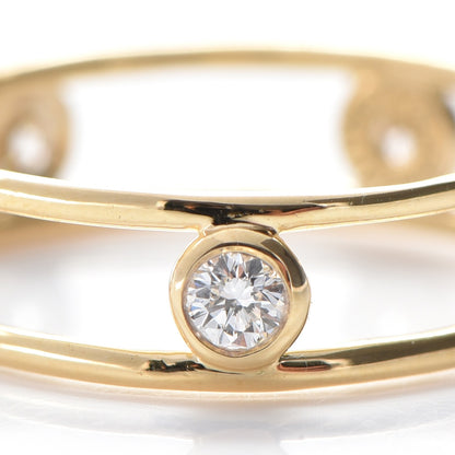 Tiffany 18K Yellow Gold Elsa Peretti Diamonds by the Yard Ring 51.9 6 4 of 6