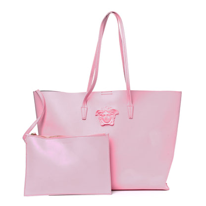 Versace Saffiano Palazzo Medusa Tote Pink 1 of 13