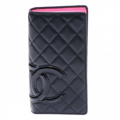 Chanel Calfskin Quilted Cambon Yen Wallet Black 1 of 9