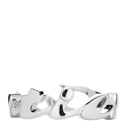 Cartier 18K White Gold Signature Ring 51 5.75 3 of 5