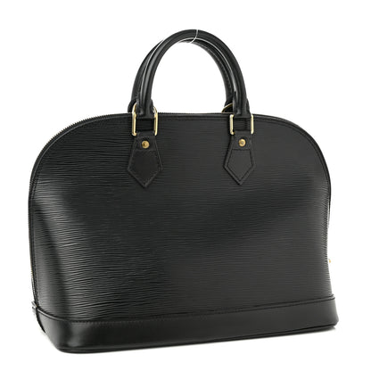 Louis Vuitton Epi Alma PM Black 2 of 9