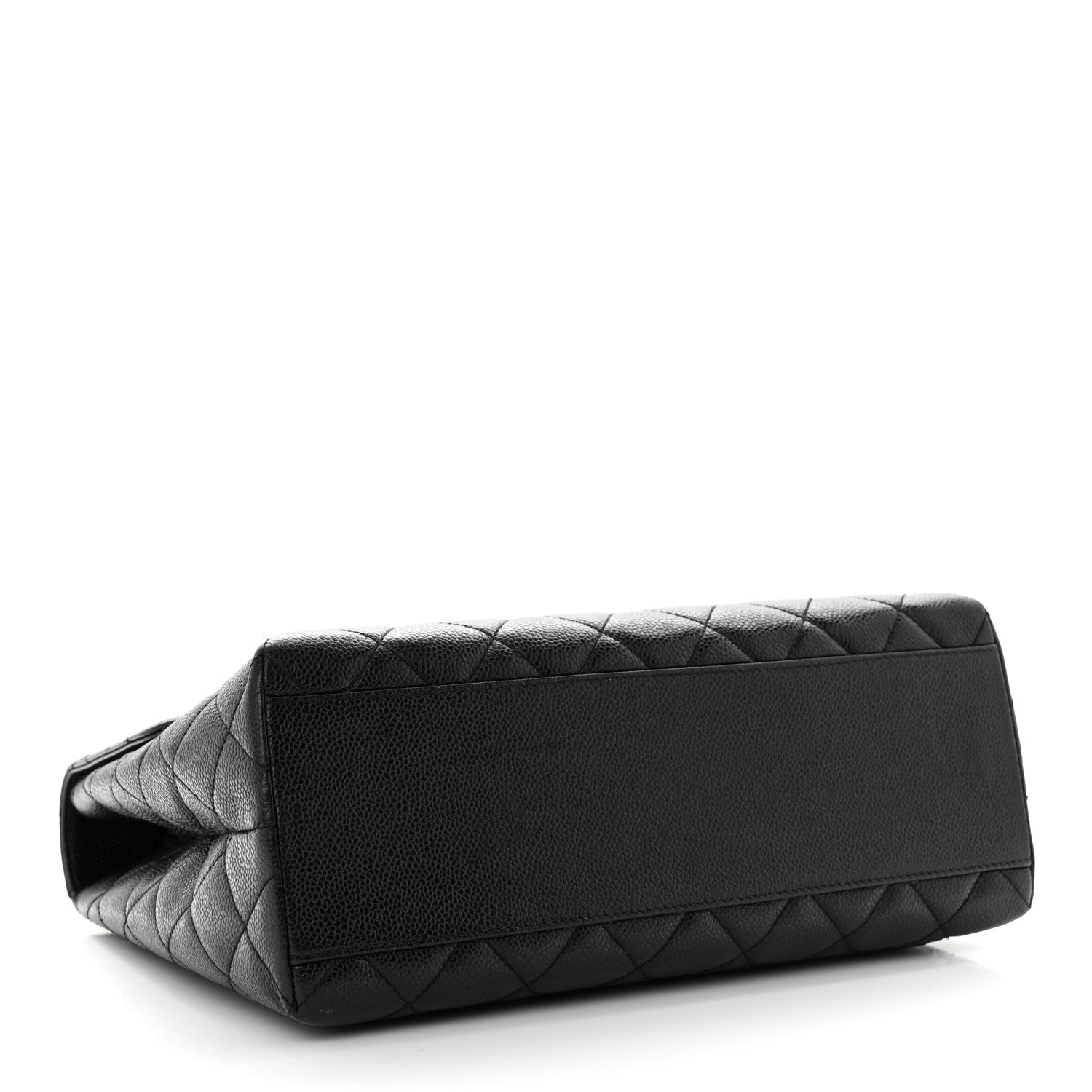 Chanel Caviar Quilted Jumbo Kelly Flap Black 4 of 16