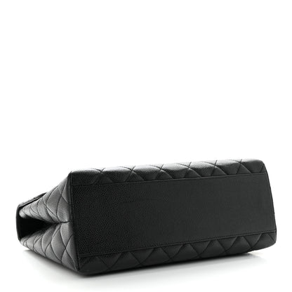 Chanel Caviar Quilted Jumbo Kelly Flap Black 4 of 16