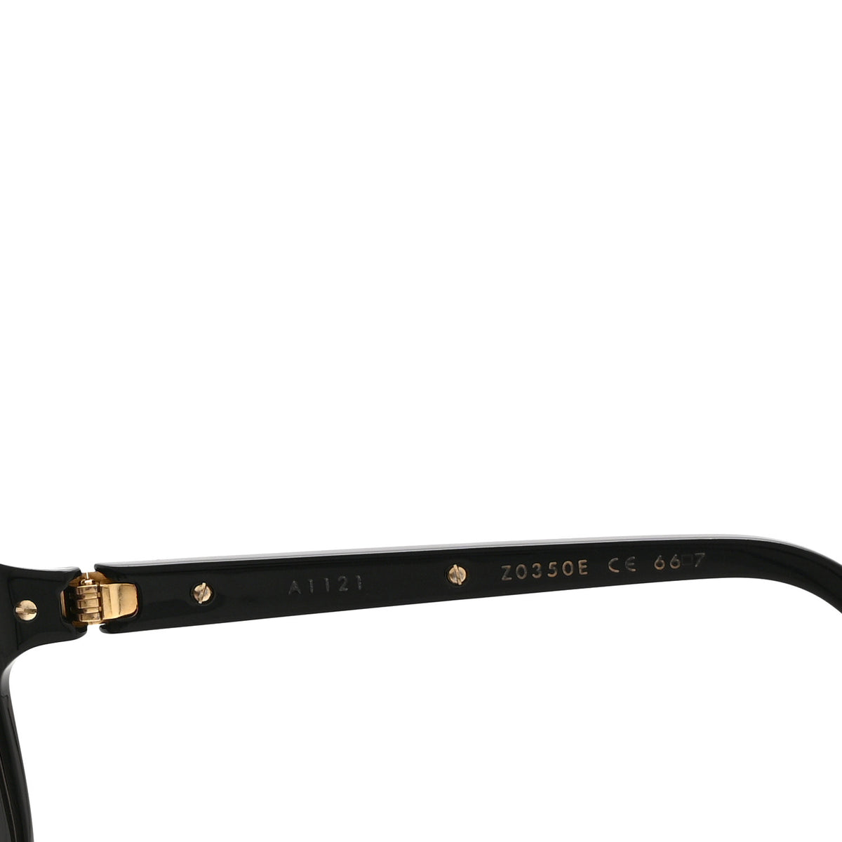 Louis Vuitton Acetate Evidence Sunglasses Z0350E Black 6 of 7