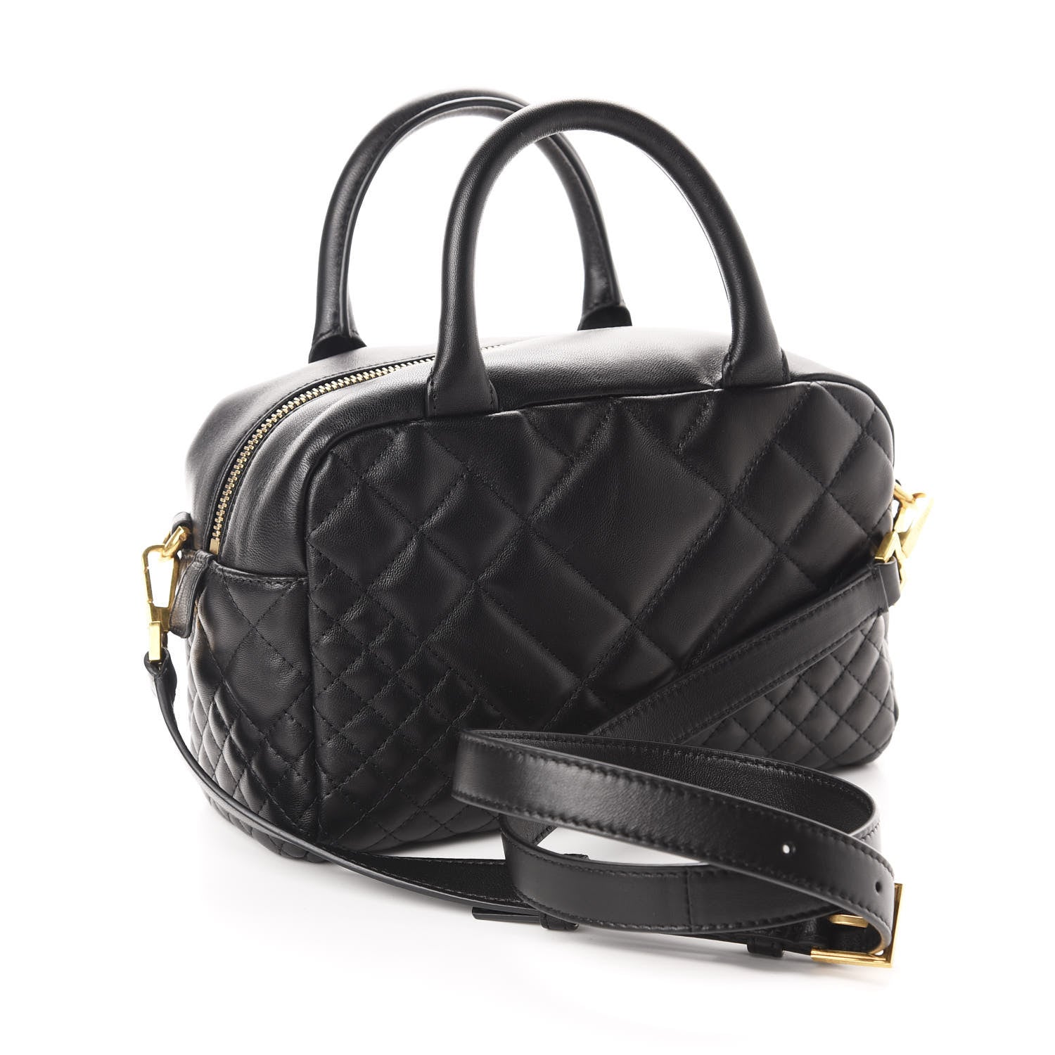 Versace Nappa Quilted Icon Bowler Black 3 of 9