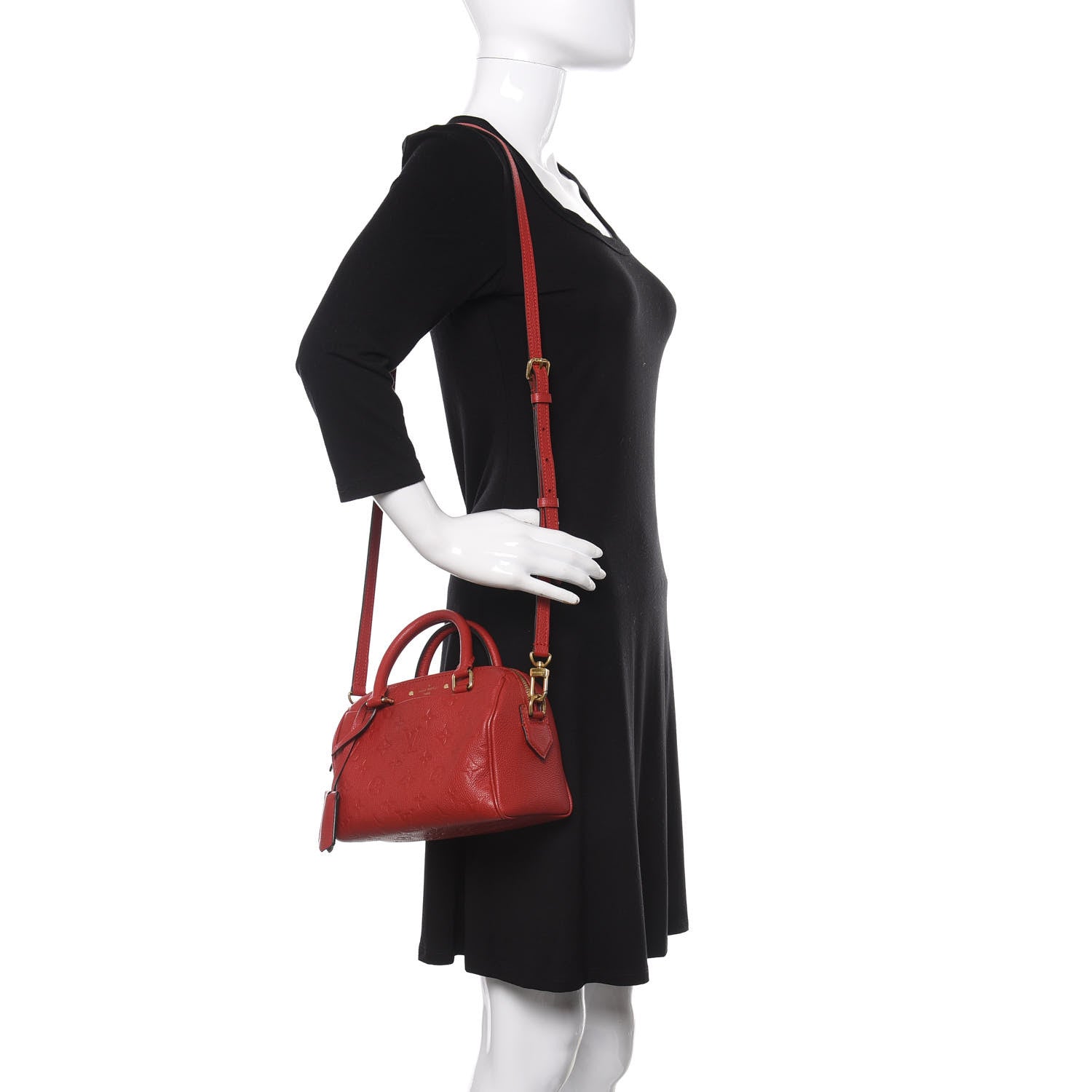 Louis Vuitton Empreinte Speedy Bandouliere 20 NM Cherry 2 of 13