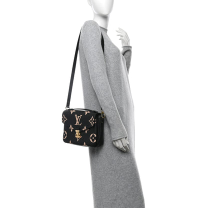Louis Vuitton Empreinte Monogram Giant Pochette Metis Black Beige 2 of 10