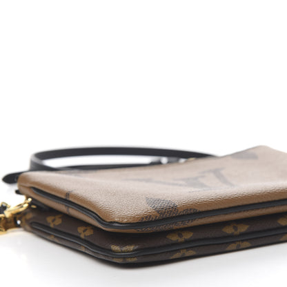 Louis Vuitton Reverse Monogram Giant Double Zip Pochette 8 of 10
