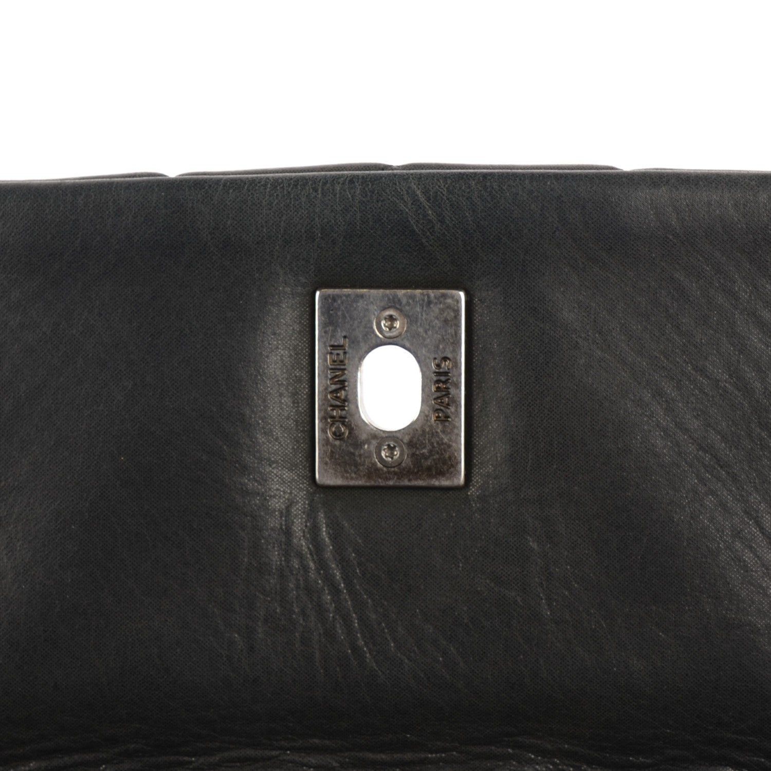 Chanel Iridescent Calfskin Large Bubble Quilt Flap Black 9 of 9