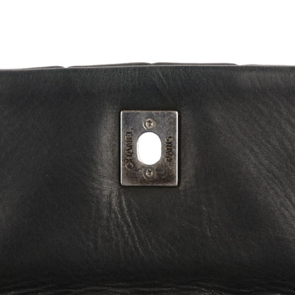 Chanel Iridescent Calfskin Large Bubble Quilt Flap Black 9 of 9