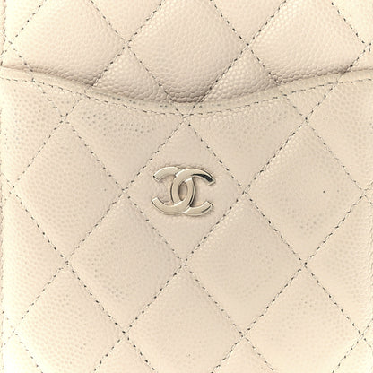 Chanel Caviar Quilted Classic iPhone Pouch Light Beige 8 of 11