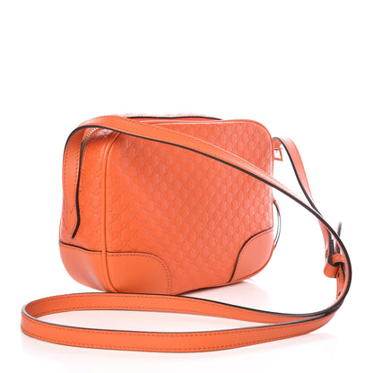 Gucci Soft Microguccissima Mini Bree Messenger Bag Sun Orange 3 of 10
