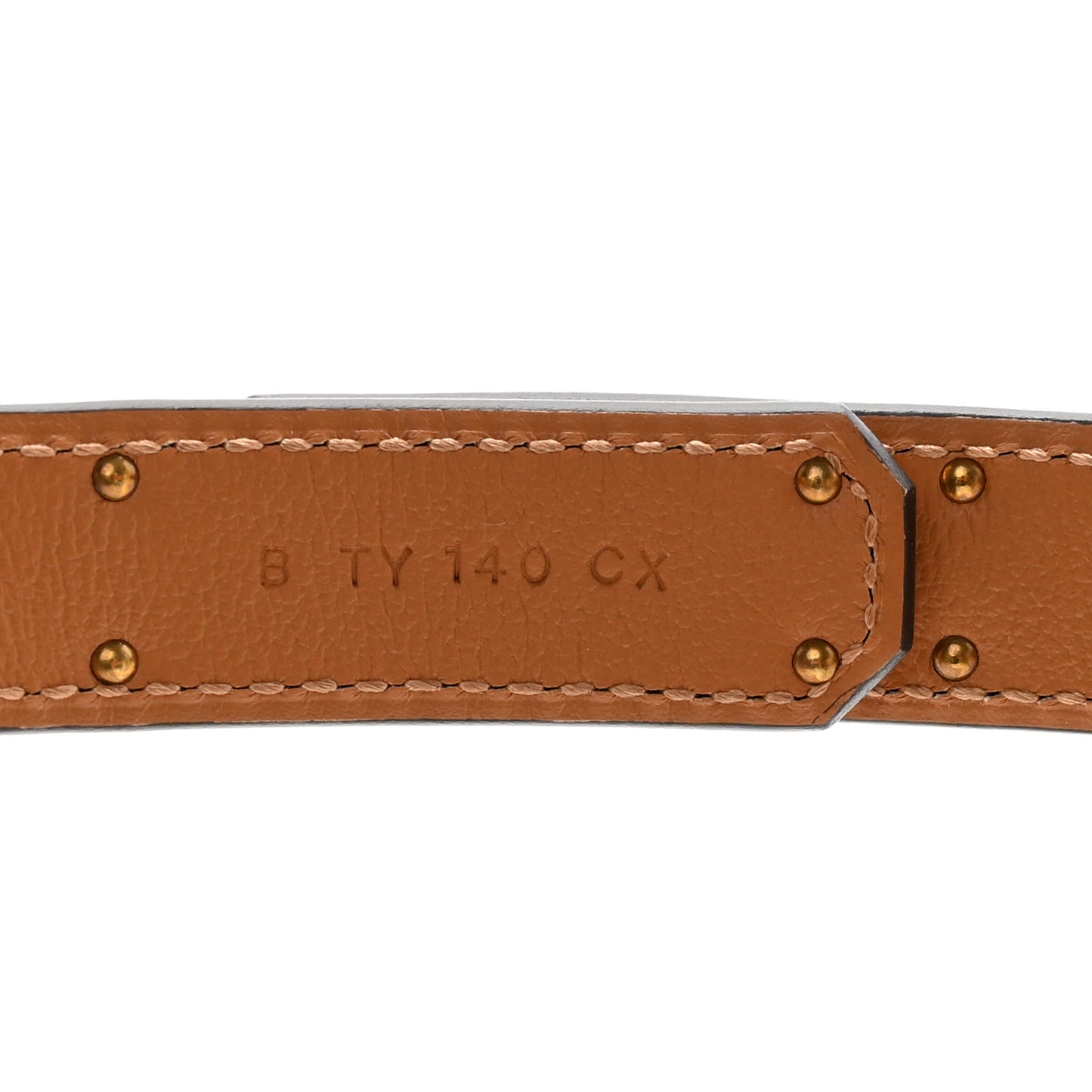 Epsom Kelly Pocket Belt Biscuit Nata