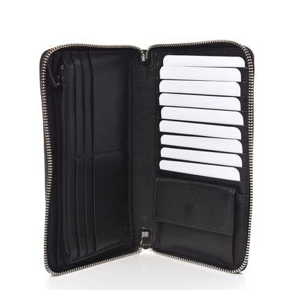 Gucci Microguccissima Large Zip Around Organizer Wallet Black 5 of 7