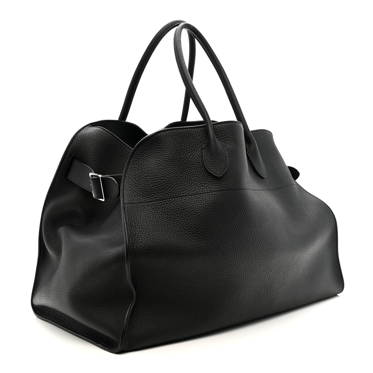 Grained Calfskin Soft Margaux 17 Black