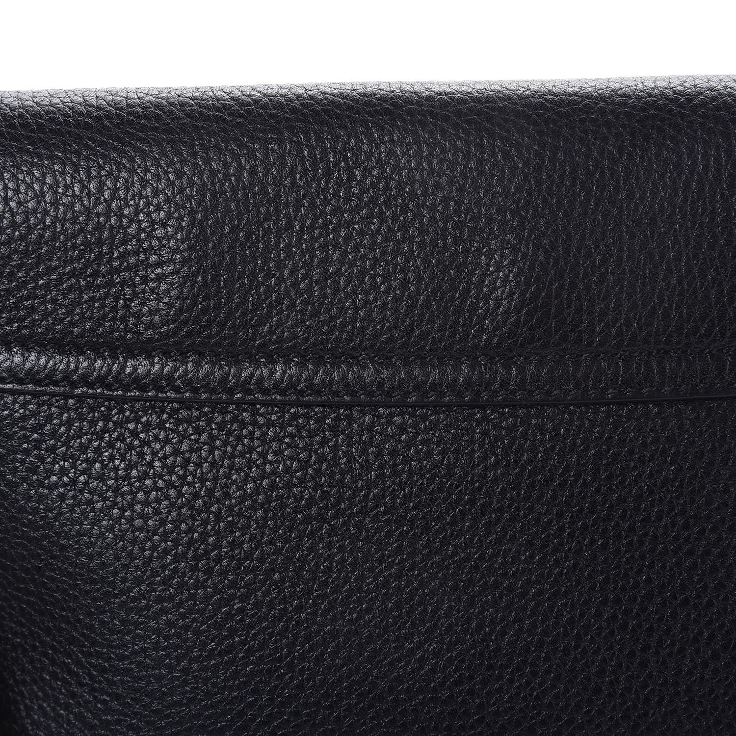 Gucci Pebbled Calfskin Medium Soho Flap Crossbody Black 11 of 12