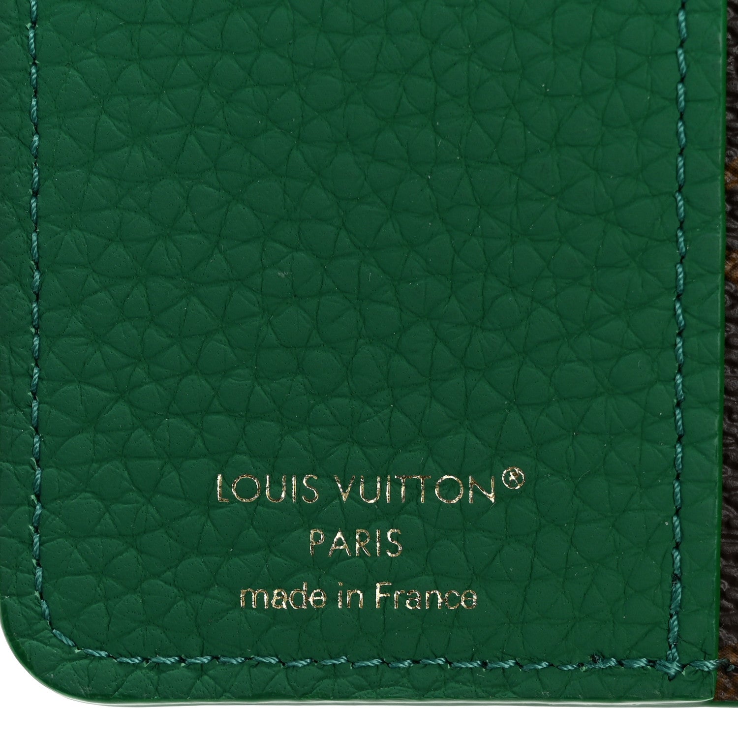 Louis Vuitton Taurillon Monogram Emily Notebook Cover PM Green 6 of 6