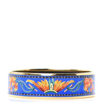 Hermes Enamel Printed Brazil Wide Bracelet 65 1 of 5