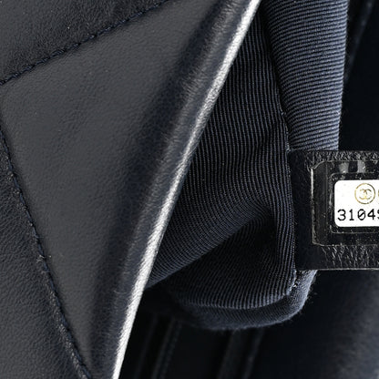 Chanel Lambskin Quilted Medium Chanel 19 Flap Navy Blue 7 of 10