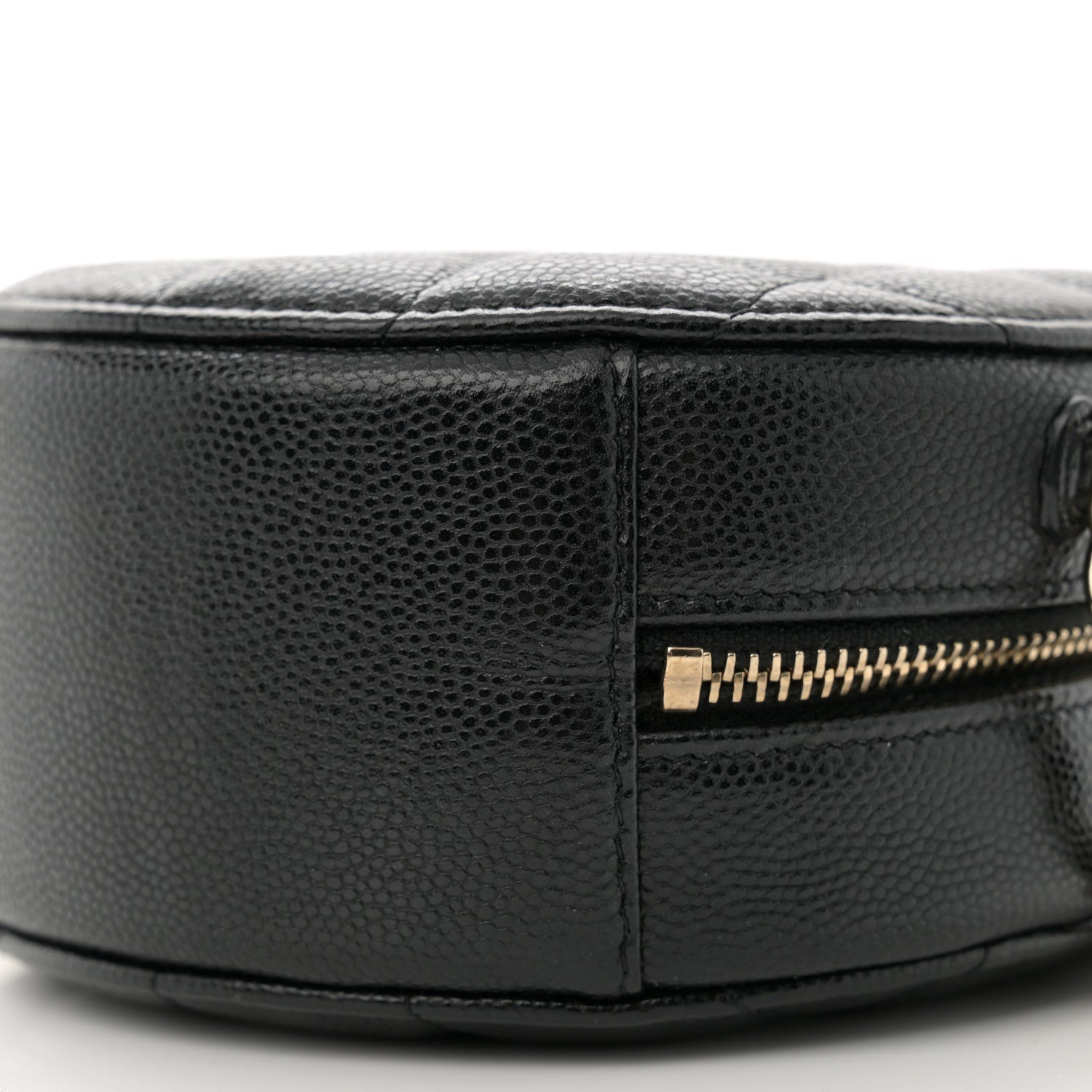 Chanel Caviar Quilted Round Clutch With Chain Black 10 of 10