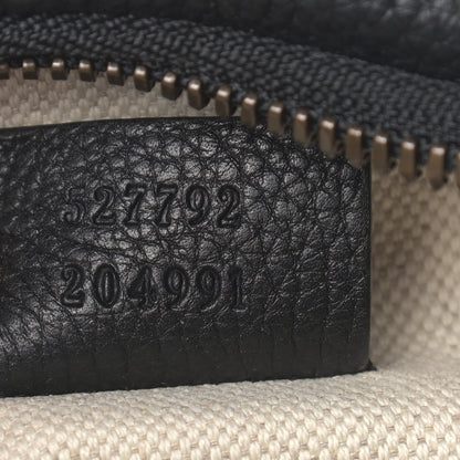Gucci Grained Calfskin Small Logo Belt Bag Black 7 of 9