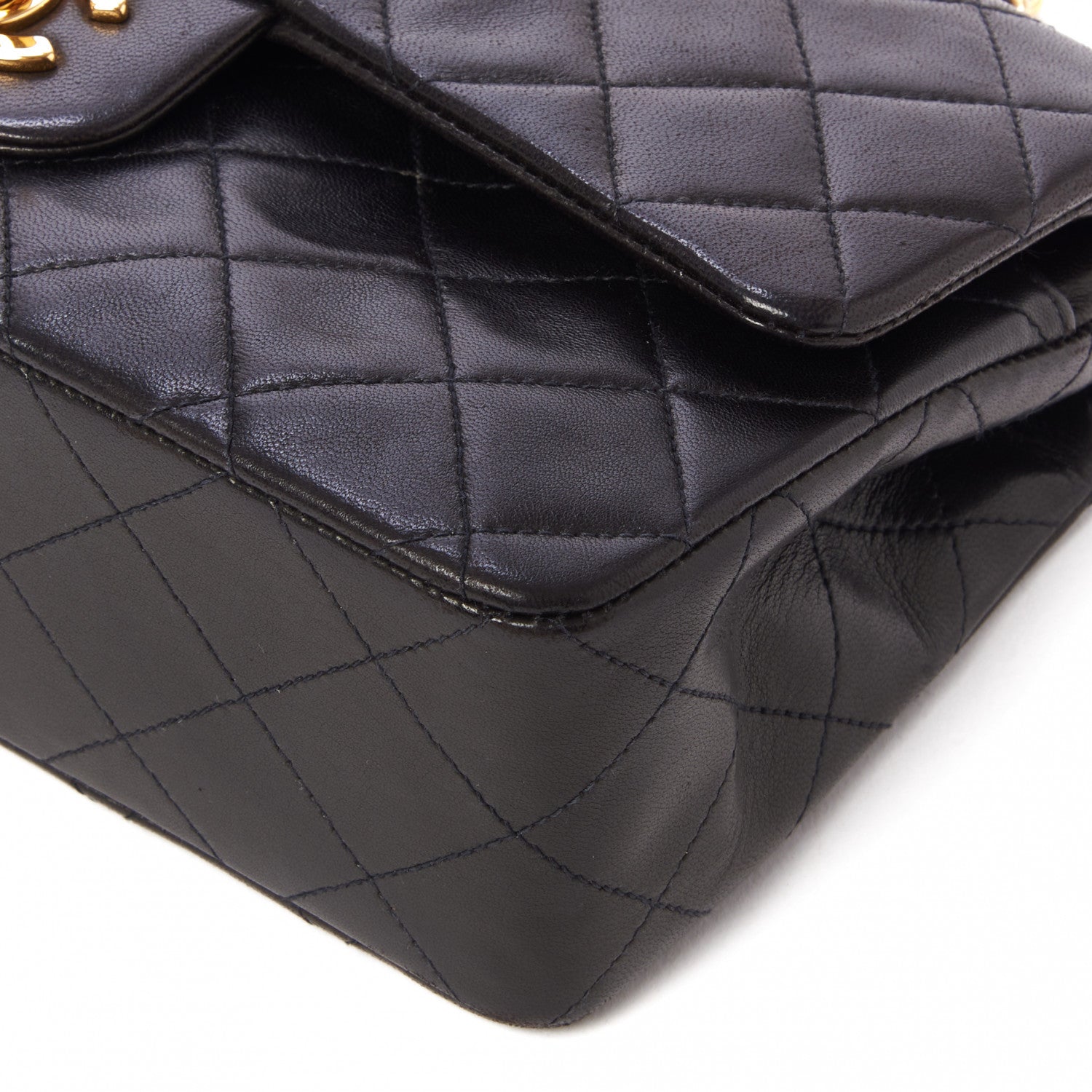 Chanel Lambskin Quilted Small Double Flap Black 5 of 10