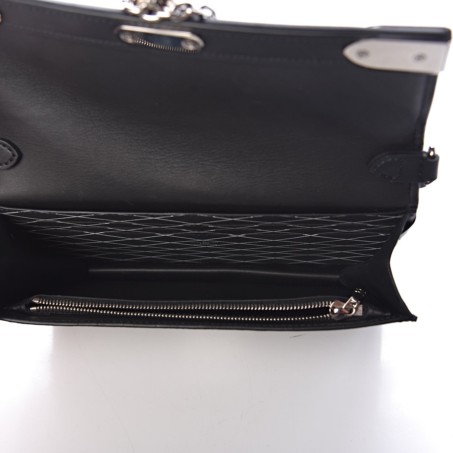 Louis Vuitton Epi Trunk Chain Wallet Black 5 of 9