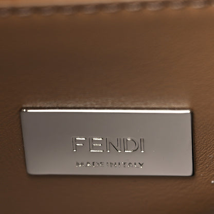 Fendi Vitello Tahiti Bi-Color Medium Peekaboo Iconic Essentially Satchel Pound Sand Nuvola 6 of 9