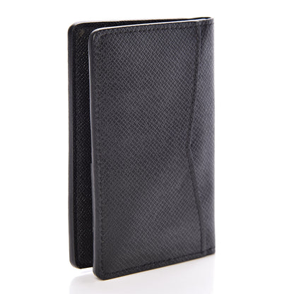 Louis Vuitton Taiga Pocket Organizer NM Black 3 of 10