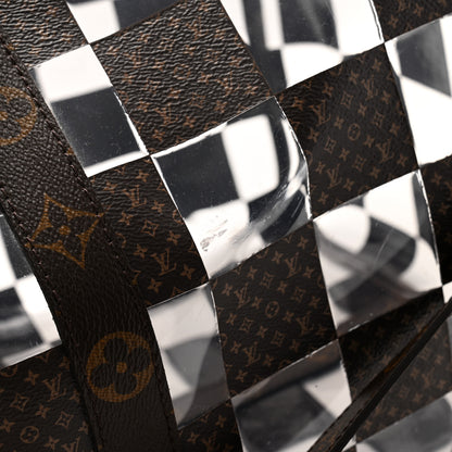 Louis Vuitton PVC Monogram Chess Keepall Bandouliere 50 10 of 11