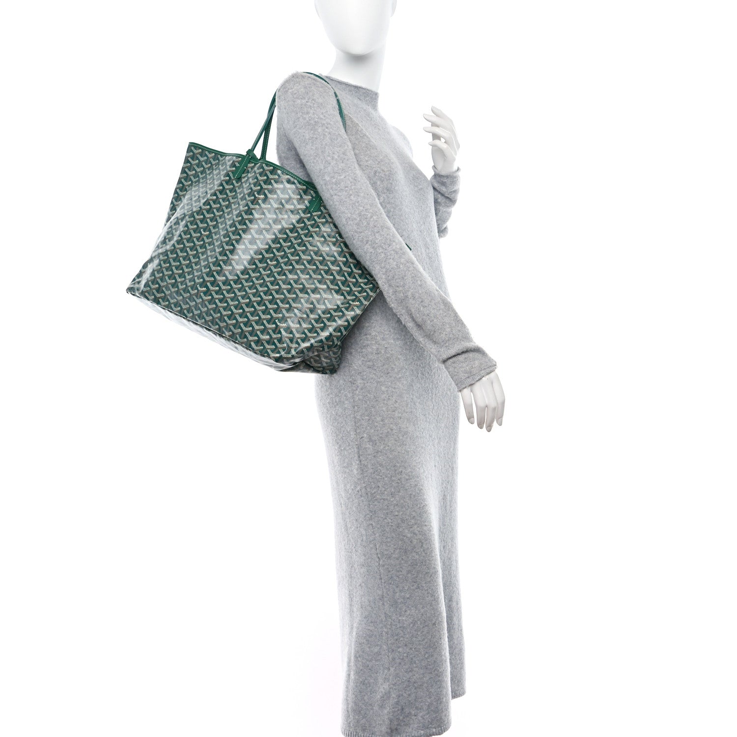 Goyard Goyardine Saint Louis GM Green 3 of 8