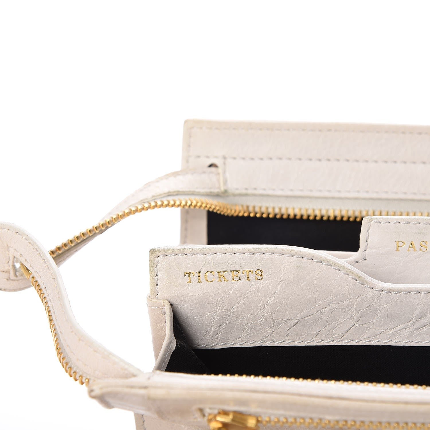 Balenciaga Agneau Giant 21 Gold Hardware Mini Travel Clutch Praline 7 of 12