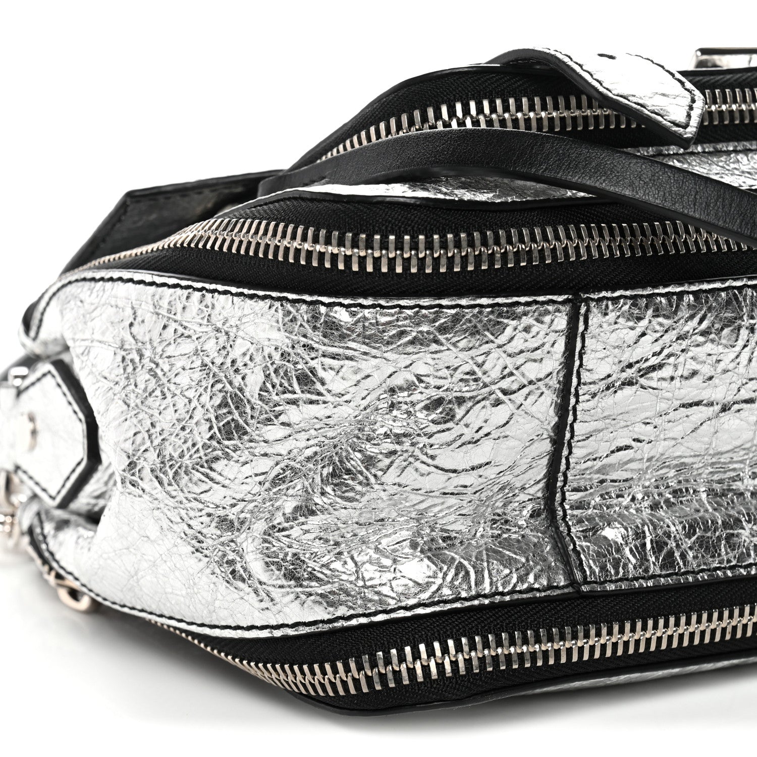 Proenza Schouler Metallic Paper Lambskin Medium PS1 Plus Zip