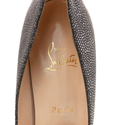 Christian Louboutin Suede Calfskin Maggie 160 Pumps 38.5 Black 7 of 7