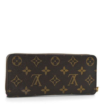 Louis Vuitton Monogram Clemence Wallet Rose Ballerine 3 of 8